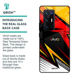 Race Jersey Pattern Glass Case For Vivo X70 Pro Plus