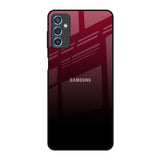 Wine Red Samsung Galaxy M52 5G Glass Back Cover Online