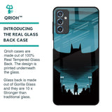 Cyan Bat Glass Case for Samsung Galaxy M52 5G