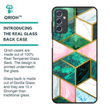 Seamless Green Marble Glass Case for Samsung Galaxy M52 5G