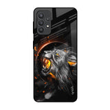 Aggressive Lion Samsung Galaxy M32 5G Glass Back Cover Online