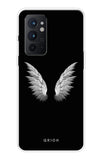 White Angel Wings OnePlus 9RT Back Cover