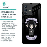 Touch Me & You Die Glass Case for Vivo V23 Pro 5G