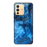 Gold Sprinkle Vivo V23 Pro 5G Glass Cases & Covers Online