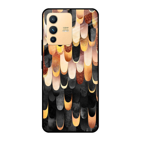 Bronze Abstract Vivo V23 Pro 5G Glass Cases & Covers Online