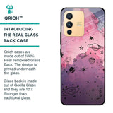 Space Doodles Glass Case for Vivo V23 Pro 5G