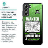 Zoro Wanted Glass Case for Samsung Galaxy S21 FE 5G