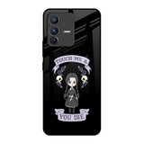 Touch Me & You Die Vivo V23 5G Glass Back Cover Online