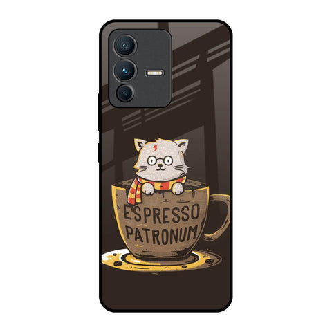 Tea With Kitty Vivo V23 5G Glass Back Cover Online