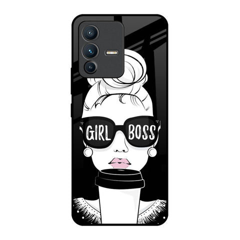 Girl Boss Vivo V23 5G Glass Back Cover Online