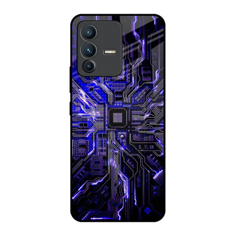 Techno Color Pattern Vivo V23 5G Glass Back Cover Online