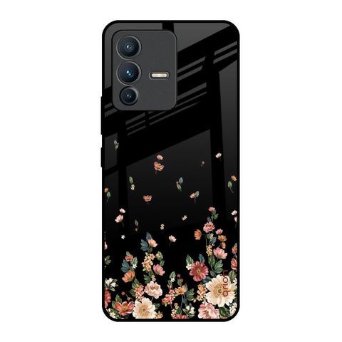 Floating Floral Print Vivo V23 5G Glass Back Cover Online