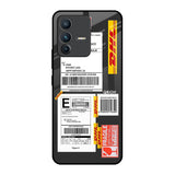 Cool Barcode Label Vivo V23 5G Glass Back Cover Online