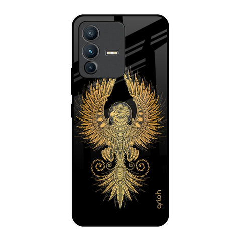 Mythical Phoenix Art Vivo V23 5G Glass Back Cover Online