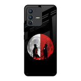 Anime Red Moon Vivo V23 5G Glass Back Cover Online