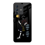 Luffy Line Art Vivo V23 5G Glass Back Cover Online