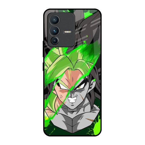 Anime Green Splash Vivo V23 5G Glass Back Cover Online