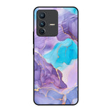 Alcohol ink Marble Vivo V23 5G Glass Back Cover Online