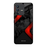 Modern Camo Abstract Vivo V23 5G Glass Back Cover Online