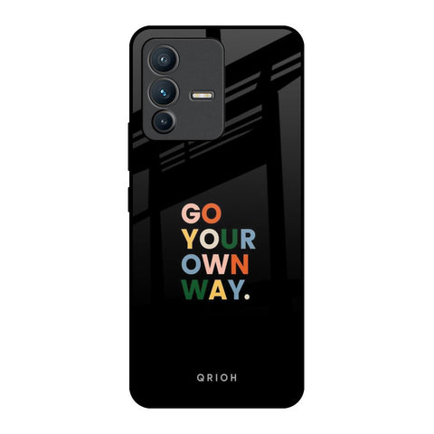 Go Your Own Way Vivo V23 5G Glass Back Cover Online