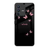 Fly Butterfly Vivo V23 5G Glass Back Cover Online