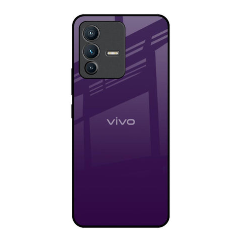 Dark Purple Vivo V23 5G Glass Back Cover Online