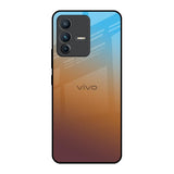 Rich Brown Vivo V23 5G Glass Back Cover Online