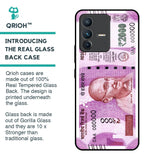 Stock Out Currency Glass Case for Vivo V23 5G