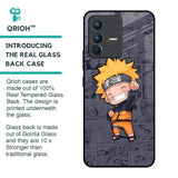 Orange Chubby Glass Case for Vivo V23 5G