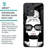 Girl Boss Glass Case For Vivo V23 5G