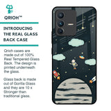 Astronaut Dream Glass Case For Vivo V23 5G