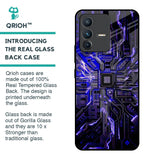 Techno Color Pattern Glass Case For Vivo V23 5G