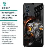 Aggressive Lion Glass Case for Vivo V23 5G