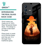 Luffy One Piece Glass Case for Vivo V23 5G