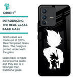 Monochrome Goku Glass Case for Vivo V23 5G