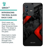 Modern Camo Abstract Glass Case for Vivo V23 5G