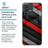 Soft Wooden Texture Glass Case for Vivo V23 5G