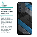 Multicolor Wooden Effect Glass Case for Vivo V23 5G