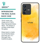 Rustic Orange Glass Case for Vivo V23 5G