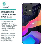 Colorful Fluid Glass Case for Vivo V23 5G