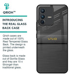 Grey Metallic Glass Case For Vivo V23 5G