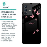 Fly Butterfly Glass Case for Vivo V23 5G