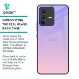 Lavender Gradient Glass Case for Vivo V23 5G