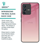 Blooming Pink Glass Case for Vivo V23 5G