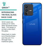 Egyptian Blue Glass Case for Vivo V23 5G