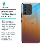 Rich Brown Glass Case for Vivo V23 5G