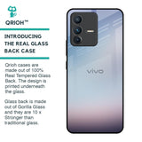 Light Sky Texture Glass Case for Vivo V23 5G