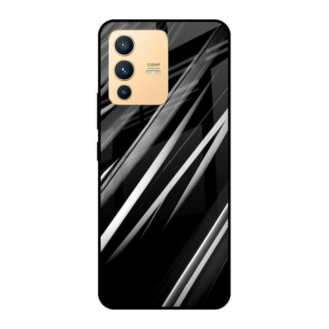 Black & Grey Gradient Vivo V23 5G Glass Cases & Covers Online