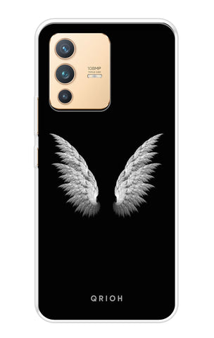 White Angel Wings Vivo V23 5G Back Cover