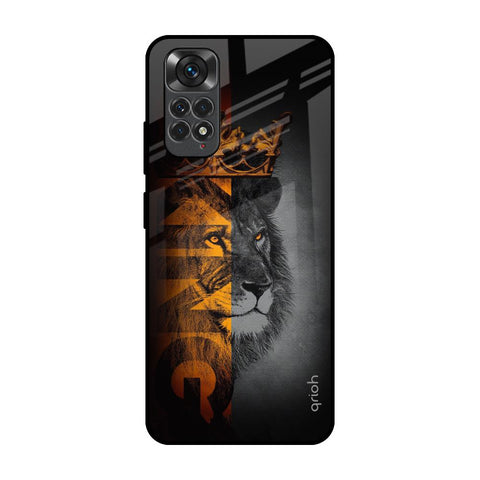 King Of Forest Redmi Note 11 Glass Back Cover Online